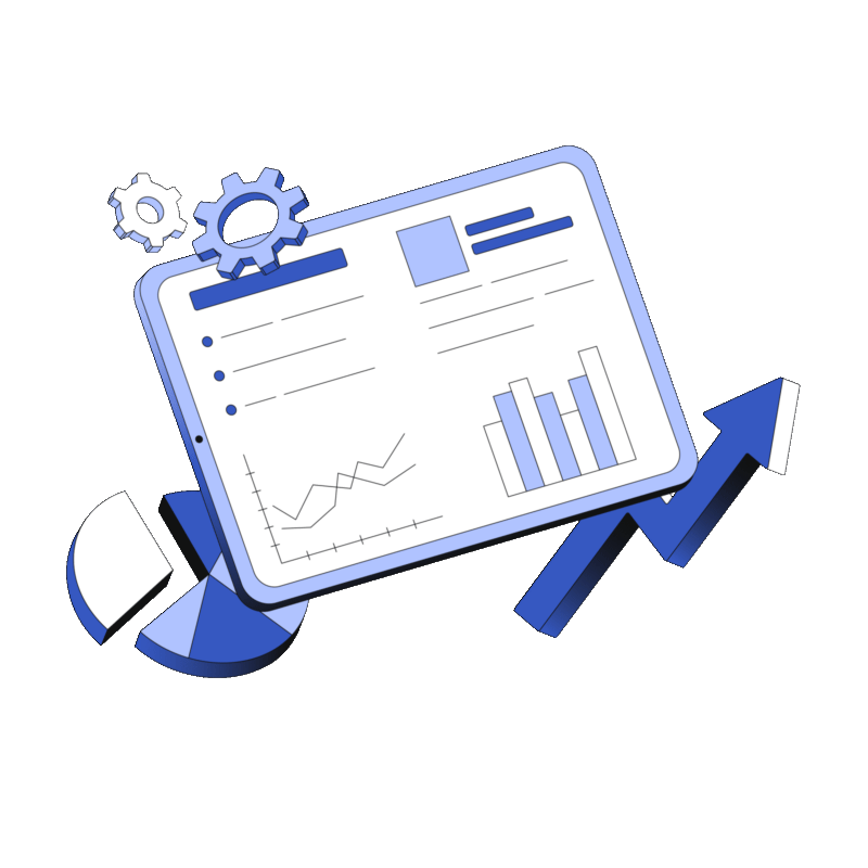 Business analytics abstract image with movement